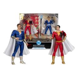 DC Multiverse Figuras Paquete de 2 Shazam (Battle Damage) & Freddie Freeman (Gold Label) 18 cm McFarlane Toys 