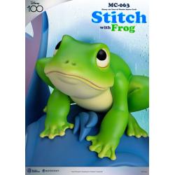 Disney 100th Estatua Master Craft Stitch with Frog 34 cm Beast Kingdom Toys 
