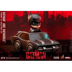 The Batman Minifigura & Vehículo Cosbaby Batman & Batmobile 12 cm