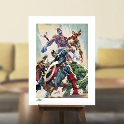 Marvel Art Print LOS VENGADORES 46 x 61 cm - unframed SIDESHOW