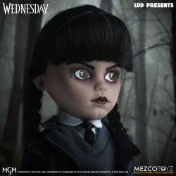 MIERCOLES Addams UNIFORME FIGURA 25,5 CM WEDNESDAY LIVING DEAD DOLLS MEZCO