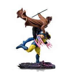 Marvel Estatua 1/10 Deluxe Art Scale X-Men 97 GAMBITO Y LOBEZNO 29 cm IRON STUDIOS