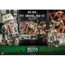 Star Wars The Mandalorian Action Figures 1/6 R5-D4, Pit Droid, & BD-72