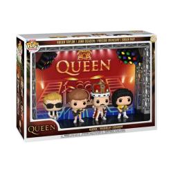 Queen Pack de 4 POP Moments Deluxe Vinyl Figuras Wembley Stadium FUNKO