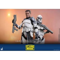 Star Wars: The Clone Wars Figura 1/6 Clone Commander Wolffe 30 cm Hot Toys 