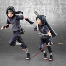Naruto Shippuden G.E.M. Series PVC Statues Uchiha Itachi & Sasuke 16 - 18 cm