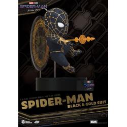 Spider-Man: No Way Home Egg Attack Figure Spider-Man Black & Gold Suit 18 cm