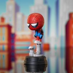 Marvel Animated Estatua SpiderMan on Chimney 15 cm DIAMOND SELECT