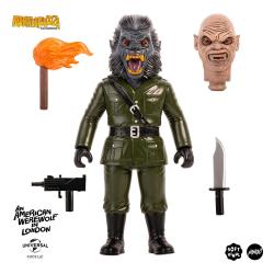  Un hombre lobo americano en Londres Soft Vinyl Figura Nightmare Demon Werewolf 25 cm MONDO