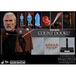 Count Dooku Sixth Scale Figure by Hot Toys Ep II: Attack of the Clones - Movie Masterpiece Series   