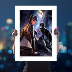 DC Comics Litografia Catwoman: Girl\'s Best Friend 41 x 61 cm - sin marco Sideshow Collectibles