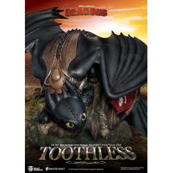 Cómo Entrenar A Tu Dragón Estatua Master Craft Toothless 24 cm Beast Kingdom Toys