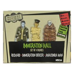 Bitelchús Bitelchús Pack de 3 Figuras Immigration Hall 1 10 cm NECA 