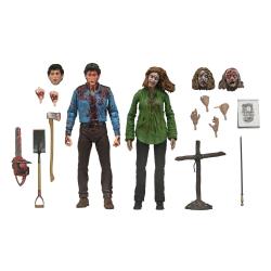 Evil Dead Ultimate Action Figure 2-Pack Bloody Ash & Cheryl Williams 18 cm