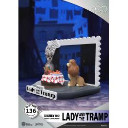 Disney 100th Anniversary PVC Diorama D-Stage Lady And The Tramp 12 cm Beast Kingdom Toys