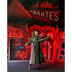 Beetlejuice (1988) Diorama Trenchcoat with Spikes Inferno Room Deluxe Set NECA