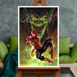 Marvel Litografia SpiderMan vs Green Goblin 41 x 61 cm - sin marco Sideshow Collectibles