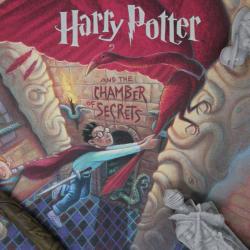 Harry Potter Art Print Chamber of Secrets Book Cover Artwork Limited Edition 42 x 30 cm