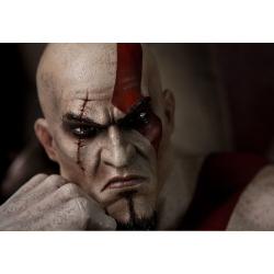 God of War: Kratos on Throne Statue