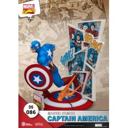 Marvel Comics Diorama PVC D-Stage Captain America 16 cm Beast Kingdom Toys