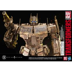 Transformers: G1 Estatua Optimus Prime Antique Gold 58 cm