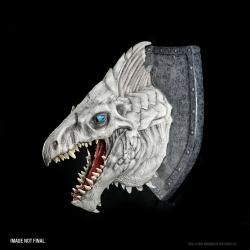 Dungeons and Dragons Replica of the Realms - White Dragon Trophy Plaque WizKids