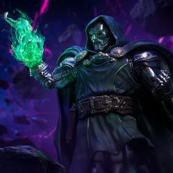 The Infinity Gauntlet Marvel Legends Diorama Estatua 1/10 Art Scale Doctor Doom Deluxe Edition 42 cm Iron Studios 