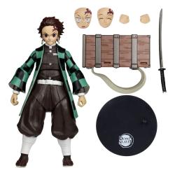 Demon Slayer: Kimetsu no Yaiba Figura Tanjiro Kamado (with Nezuko Box) (Season 3) 18 cm McFarlane Toys