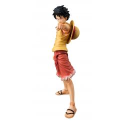 One Piece Figura Action Heroes Monkey D Luffy Past Blue (Yellow Ver.) 17 cm