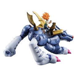Digimon Adventure Serie G.E.M. Precious Estatua PVC Metal Garurumon & Ishida Yamato 30 cm