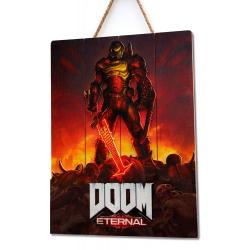 Doom Póster de madera WoodArts 3D Eternal 30 x 40 cm