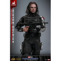 Hot Toys MMS790AE Captain America: The Winter Soldier Collectible Figurine 1/6 Winter Soldier (Artisan Edition) Exclusive 31cm