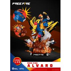Free Fire Estatua Diorama Stage Alvaro 15 cm Beast Kingdom Toys