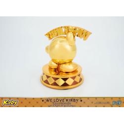 Kirby Estatua DieCast We Love Kirby Gold Edition 10 cm  First 4 Figures 