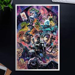 DC Comics Litografia Batman: The Rogues Gallery 41 x 61 cm - sin marco Sideshow Collectibles