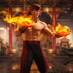 Mortal Kombat Estatua 1/10 Art Scale Liu Kang 23 cm IRON STUDIOS