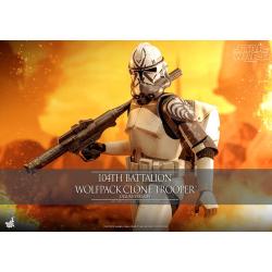 Star Wars The Clone Wars Figura 1/6 104th Battalion Wolfpack Clone Trooper Deluxe Version 30 cm Hot Toys 