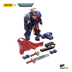 Warhammer 40k Figura 1/18 Ultramarines Primaris Captain with Power Sword and Plasma Pistol 12 cm  Joy Toy 