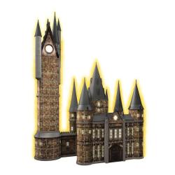 Harry Potter Puzzle 3D Castillo de Hogwarts: Torre de Astronomía - Night Edition (626 piezas) Ravensburger 