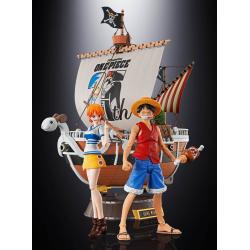 One Piece Soul of Chogokin Diecast Action Figure Going Merry 25th Anniversary Memorial Edition 28 cm