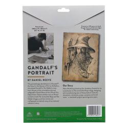 El Hobbit Litografia Portrait of Gandalf the Grey 21 x 28 cm