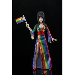 Elvira, Mistress of the Dark Figura Clothed Over the Rainbow Elvira 20 cm NECA