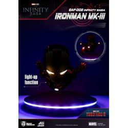 Iron Man 3 Estatua con luz Egg Attack Iron Man Mark III The First Ten Years Edition 16 cm