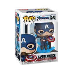 Avengers: Endgame POP! Movies Vinyl Figura Captain America w/Broken Shield & Mjölnir 9 cm FUNKO