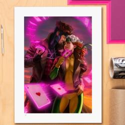 Marvel Litografia Rogue & Gambit 46 x 61 cm - sin marco Sideshow Collectibles 