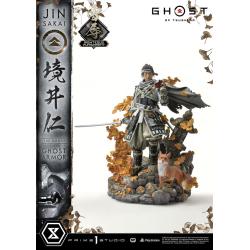 Ghost of Tsushima Estatua 1/4 Jin Sakai, The Ghost Righteous Punishment Ghost Armor 58 cm  Prime 1 Studio