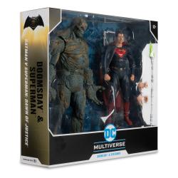 Batman v Superman: El amanecer de la justicia DC Multiverse Pack de 2 Figuras Mega Doomsday & Superman McFarlane Toys