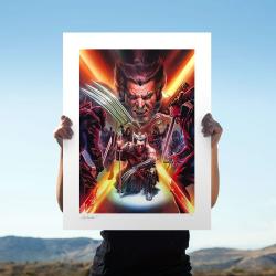 X-MEN Marvel Litografia LOBEZNO Ronin 46 x 61 cm - sin marco Sideshow Collectibles 