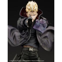 Trigun Stampede Estatua ARTFXJ PVC 1/8 Vash the Stampede The Gunman in Black Ver. 22 cm Kotobukiya