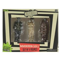 Bitelchús Bitelchús Pack de 3 Figuras Immigration Hall 1 10 cm NECA 